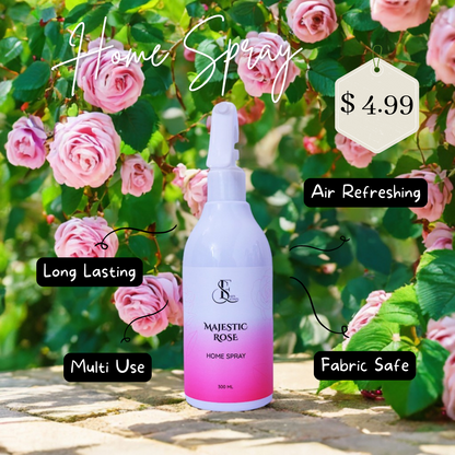 HOME SPRAY - MAJESTIC ROSE (300 ML)